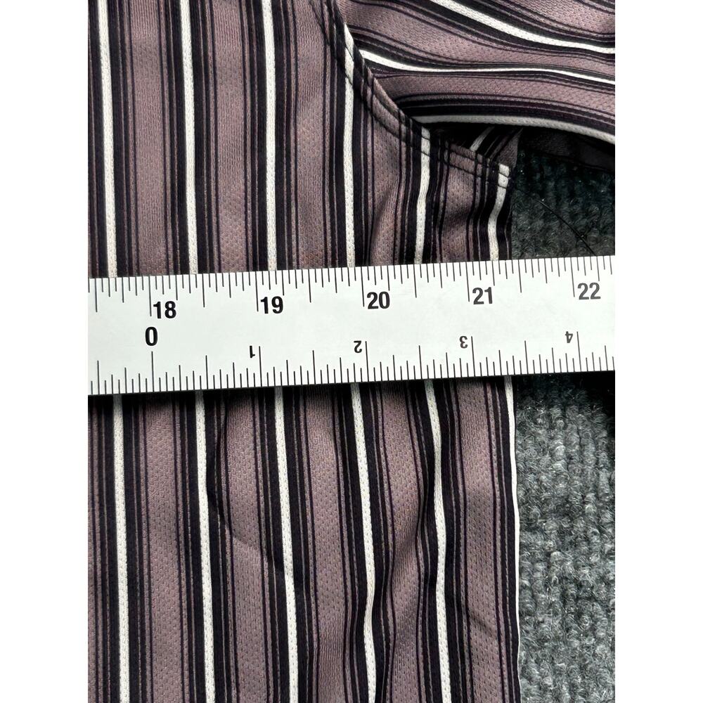 Nike Golf Dri-FIT Striped Polo Shirt Men's Medium Tall M Gray NWT - Picture 8 of 10